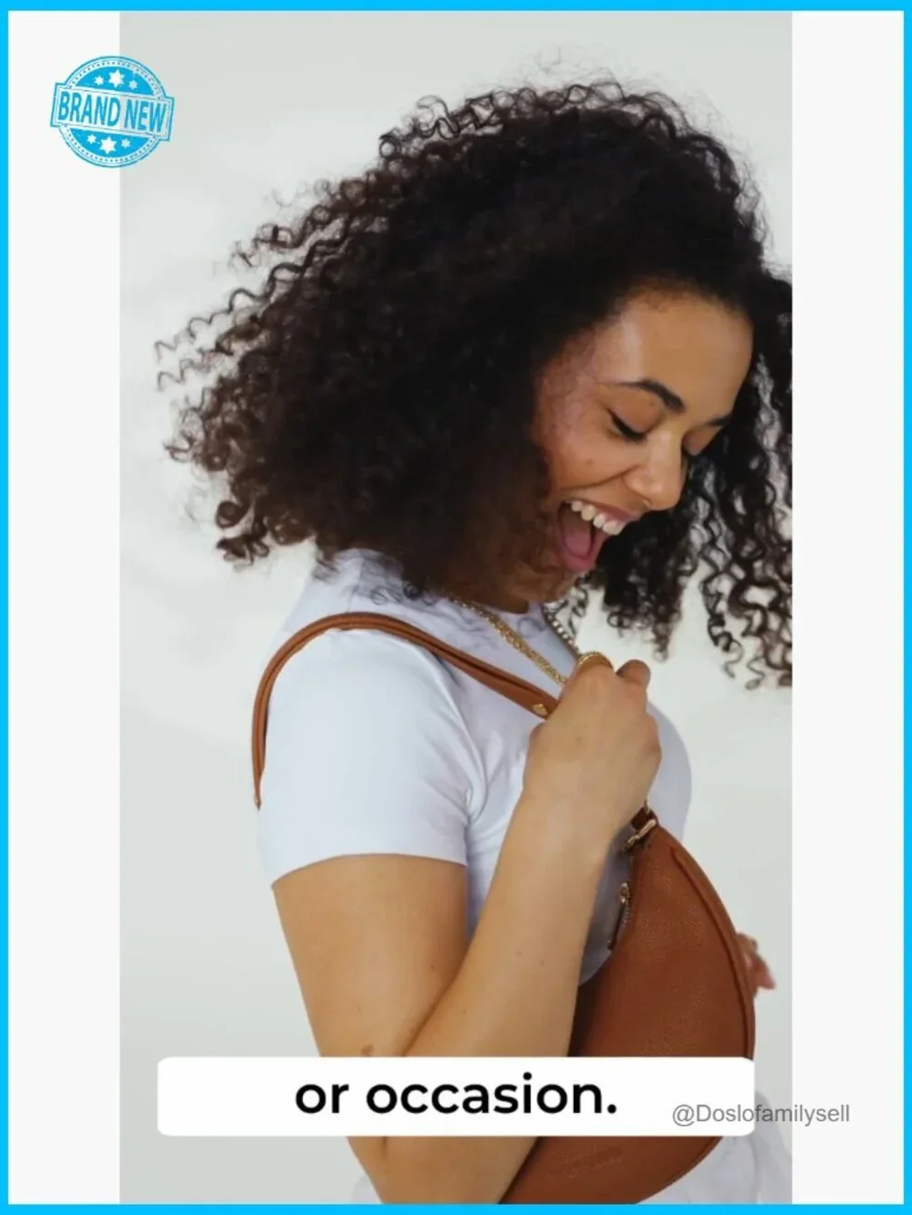 Half Moon Crescent Clutch Adjustable Crossbody Vegan Leather RFID Bloc